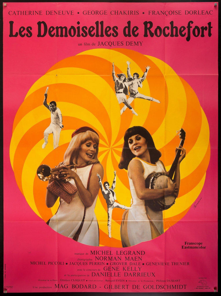 The Young Girls of Rochefort Original Vintage Movie Poster