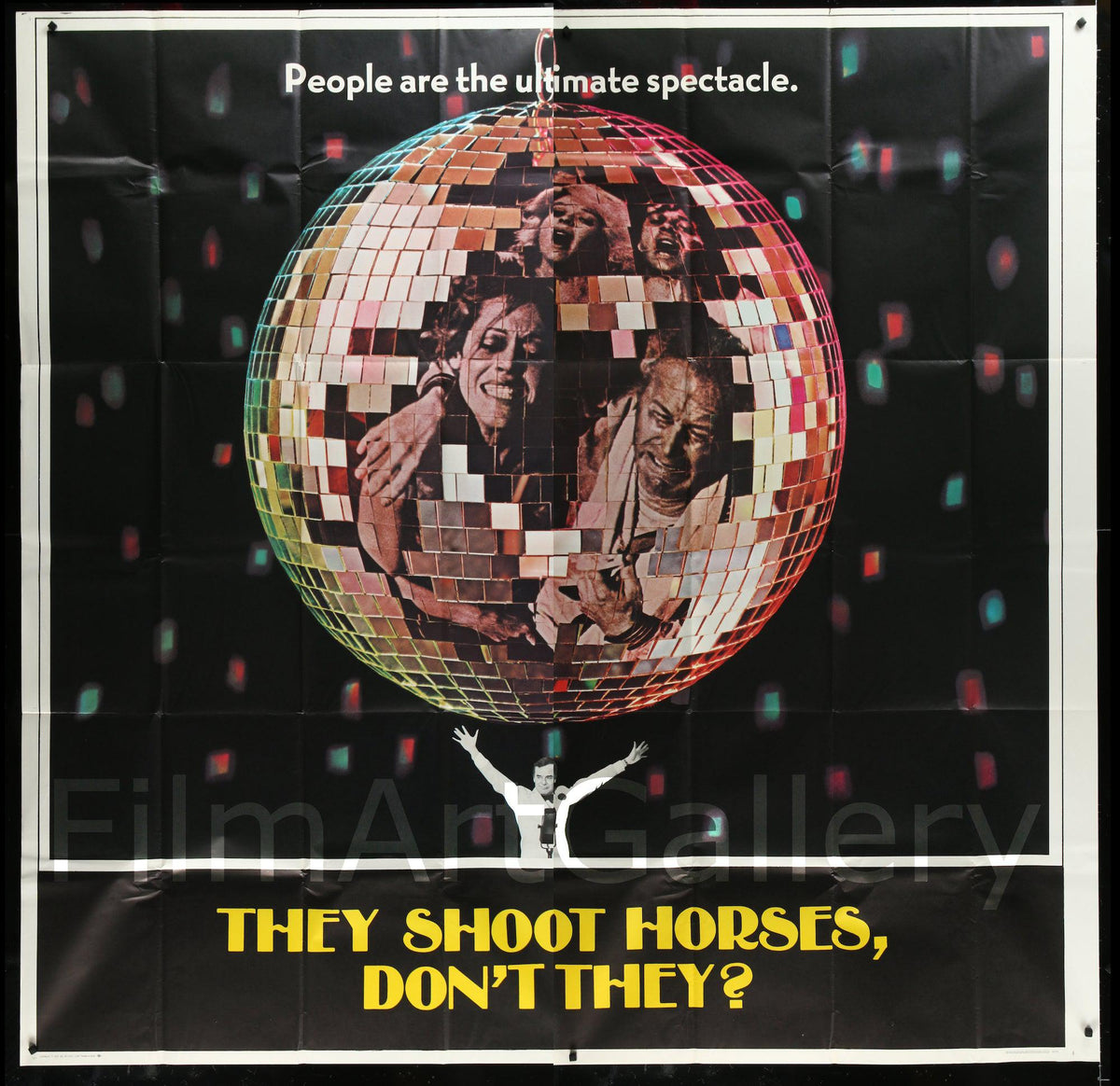 They Shoot Horses Don&#39;t They 6 Sheet (81x81) Original Vintage Movie Poster
