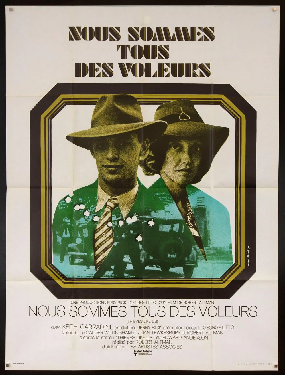 Thieves Like Us Original Vintage Movie Poster