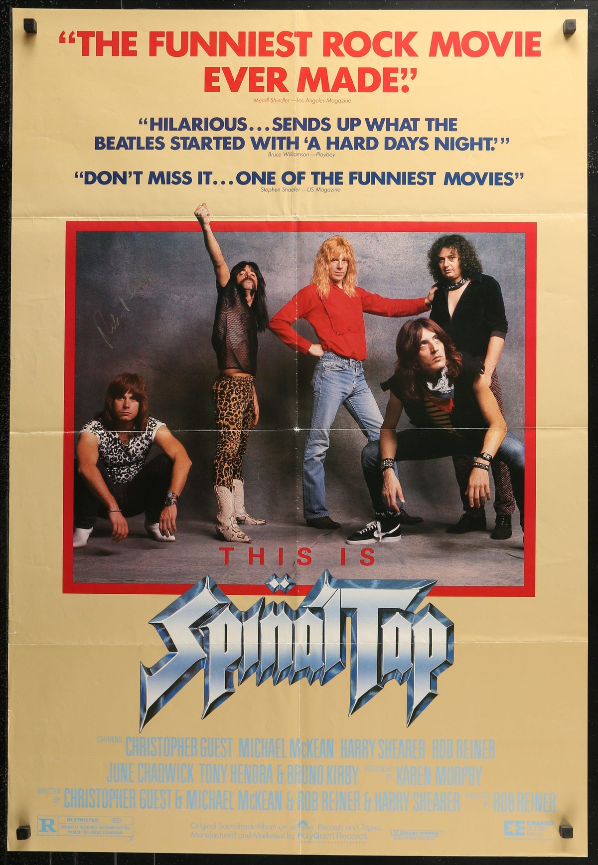 This Is Spinal Tap Original Vintage Movie Poster