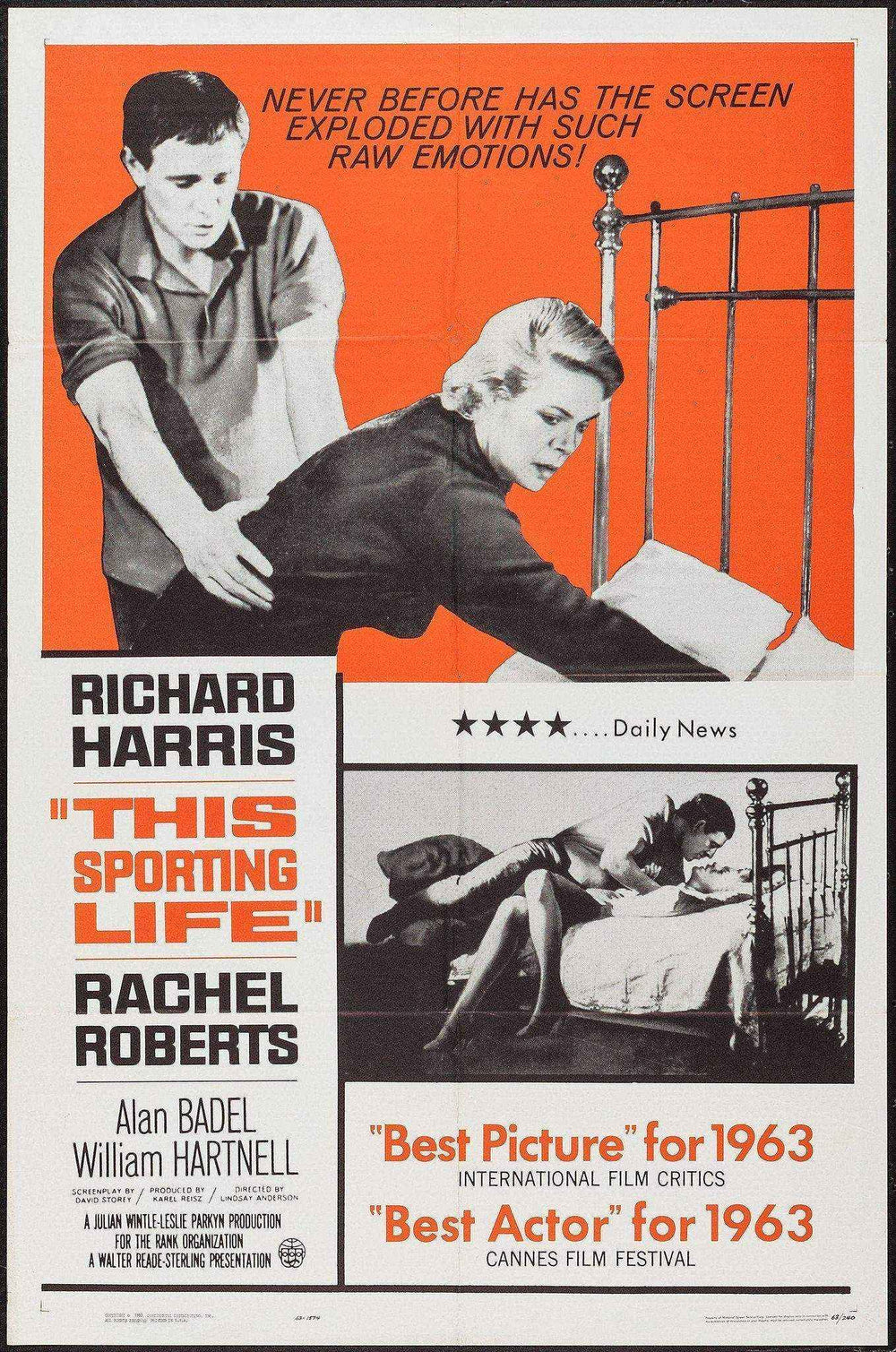 This Sporting Life Original Vintage Movie Poster