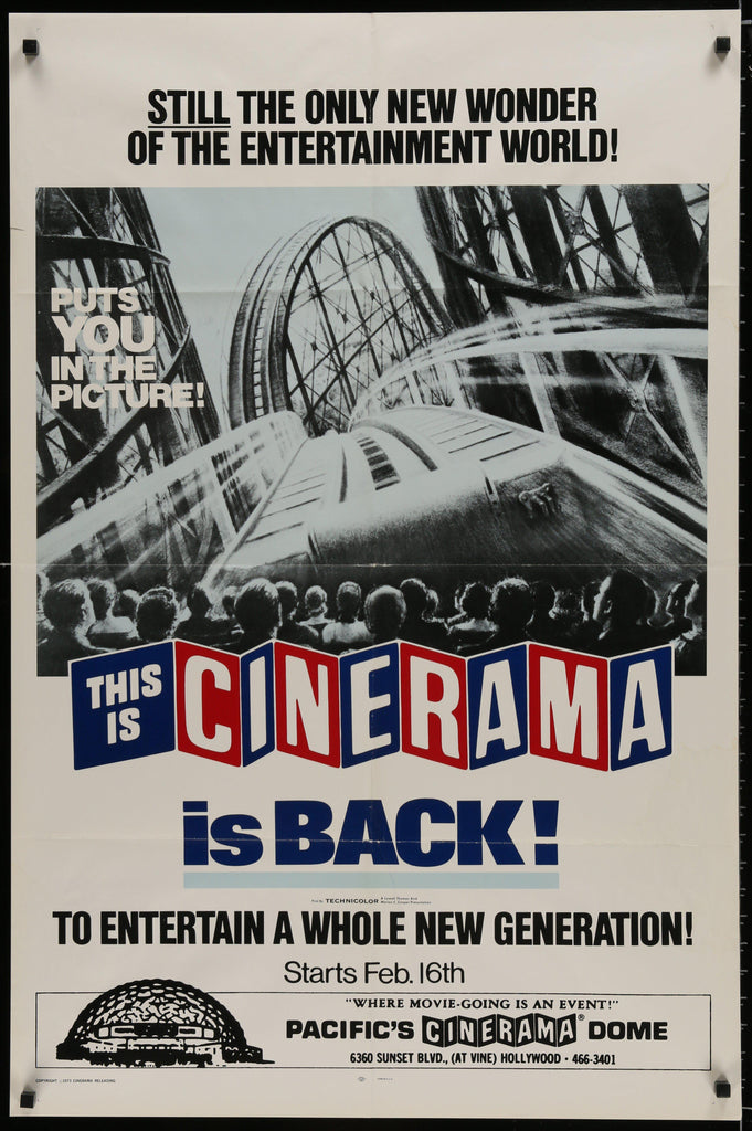 This is Cinerama Original Vintage Movie Poster