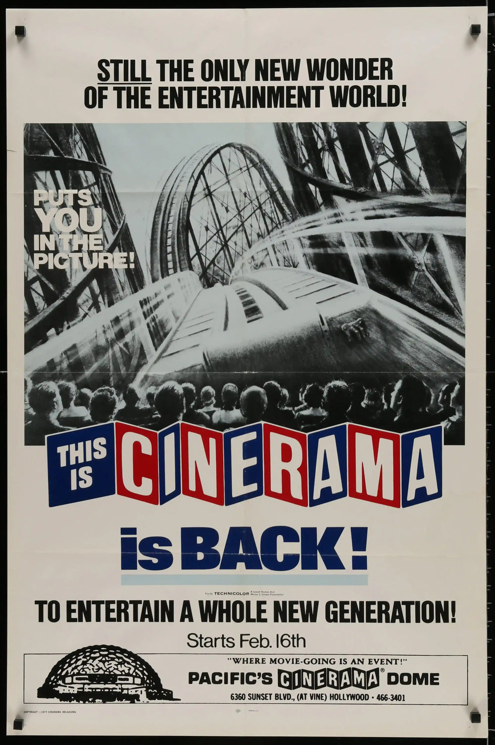This is Cinerama Original Vintage Movie Poster