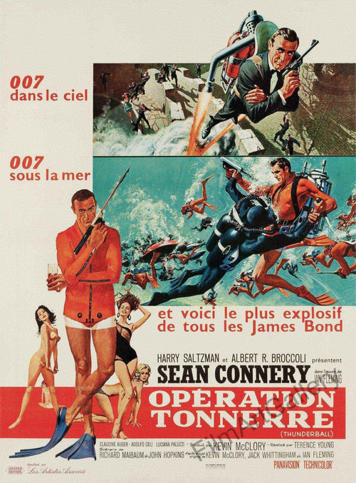 Thunderball Original Vintage Movie Poster