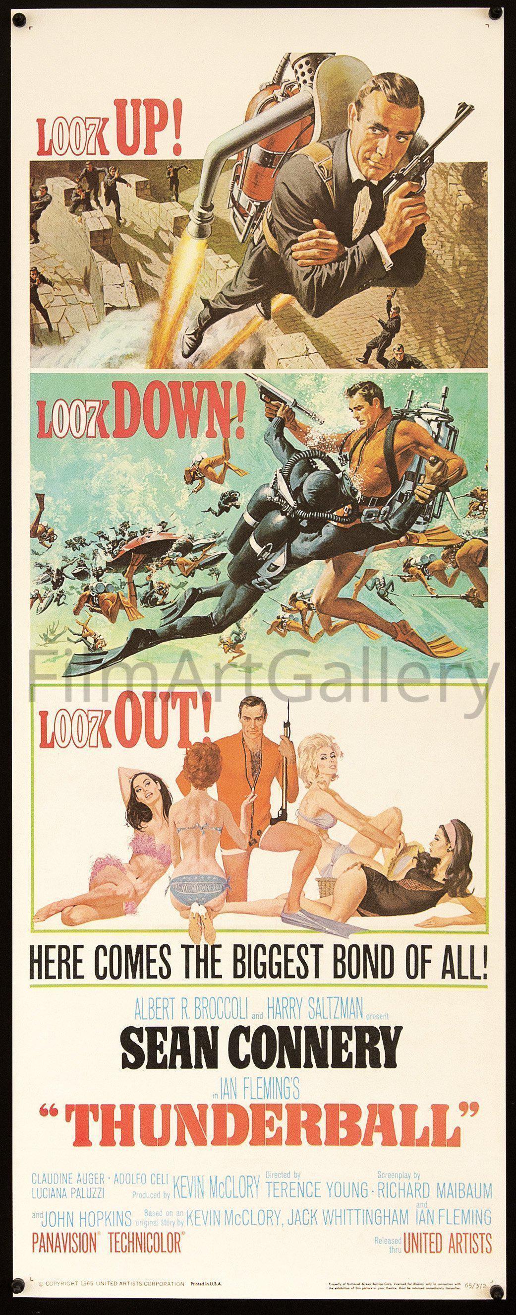 Thunderball Original Vintage Movie Poster