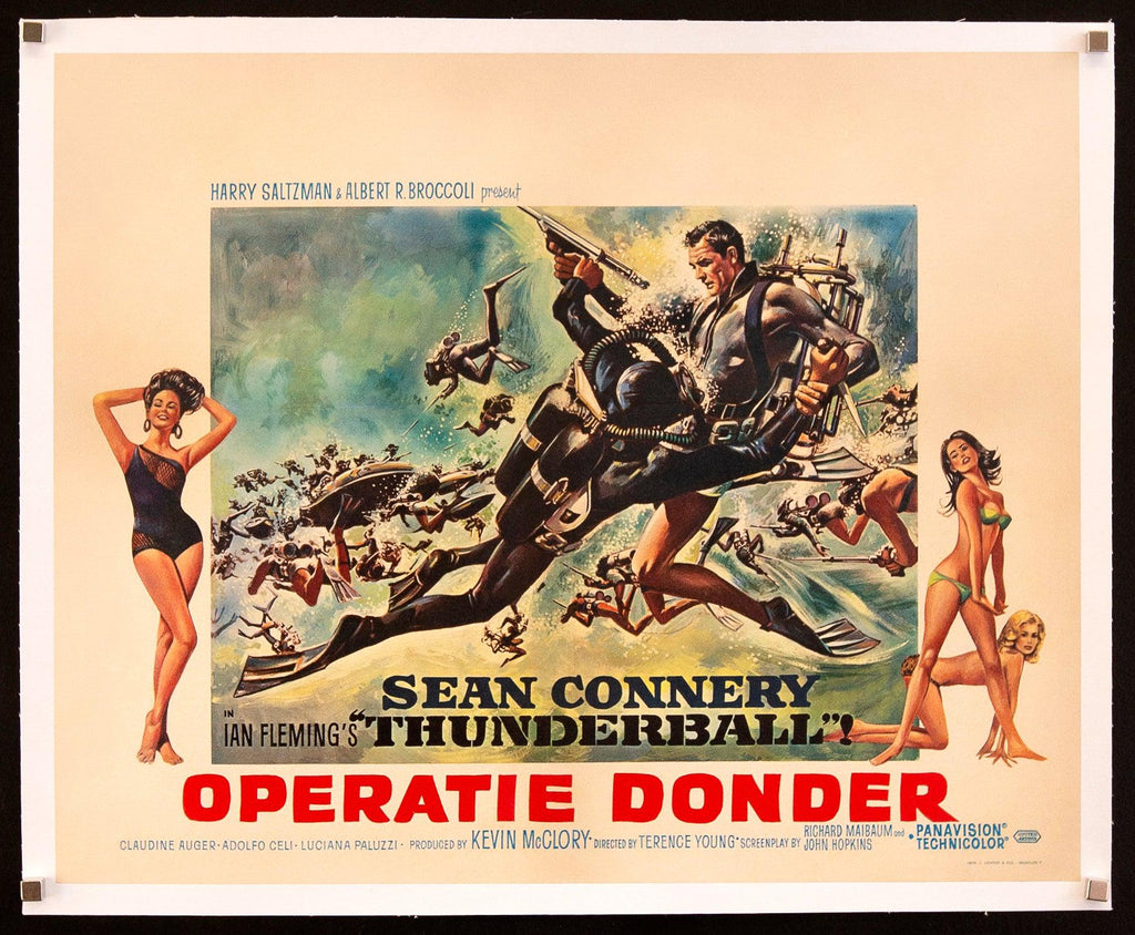 Thunderball Original Vintage Movie Poster