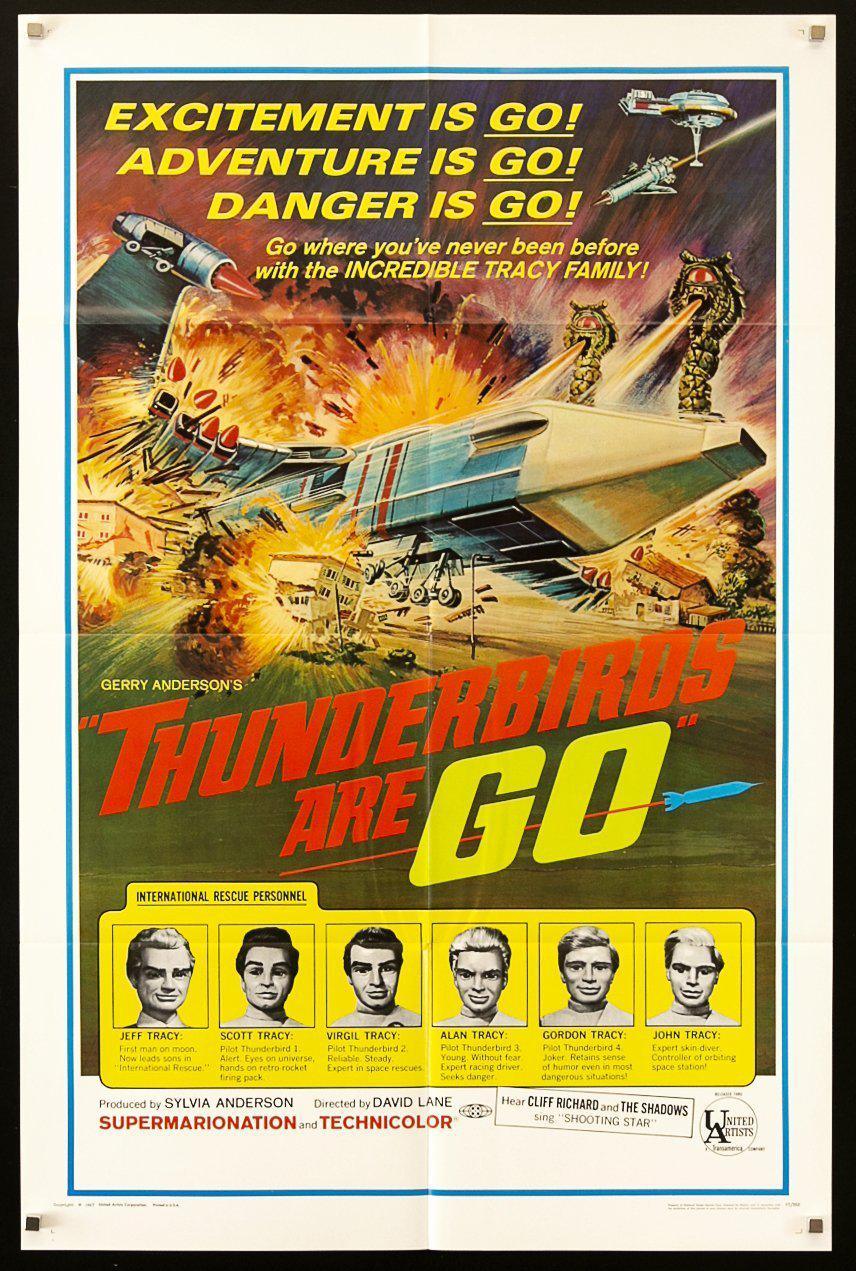 Thunderbirds Are Go Original Vintage Movie Poster
