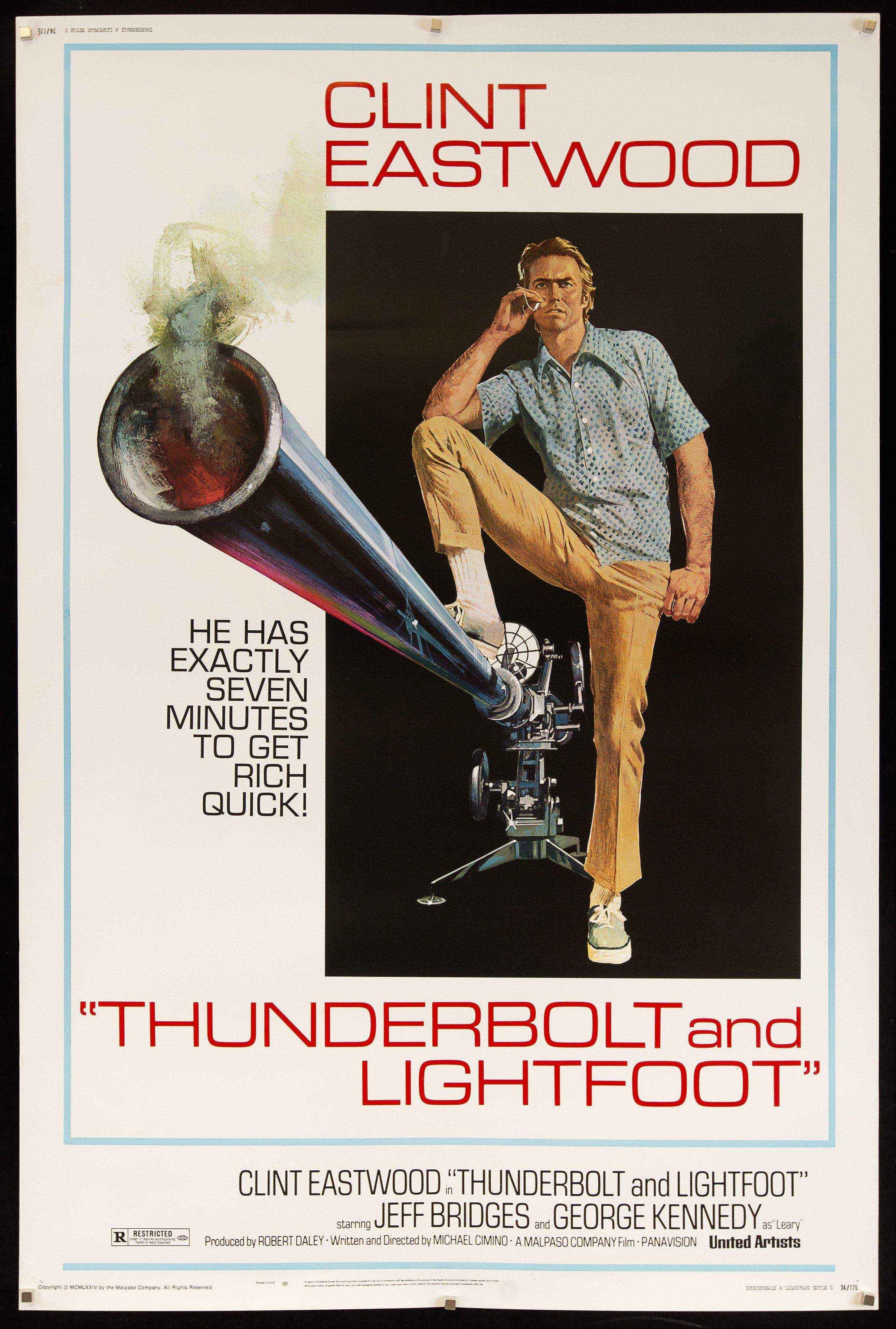 Thunderbolt and Lightfoot Movie Poster 1974 40x60