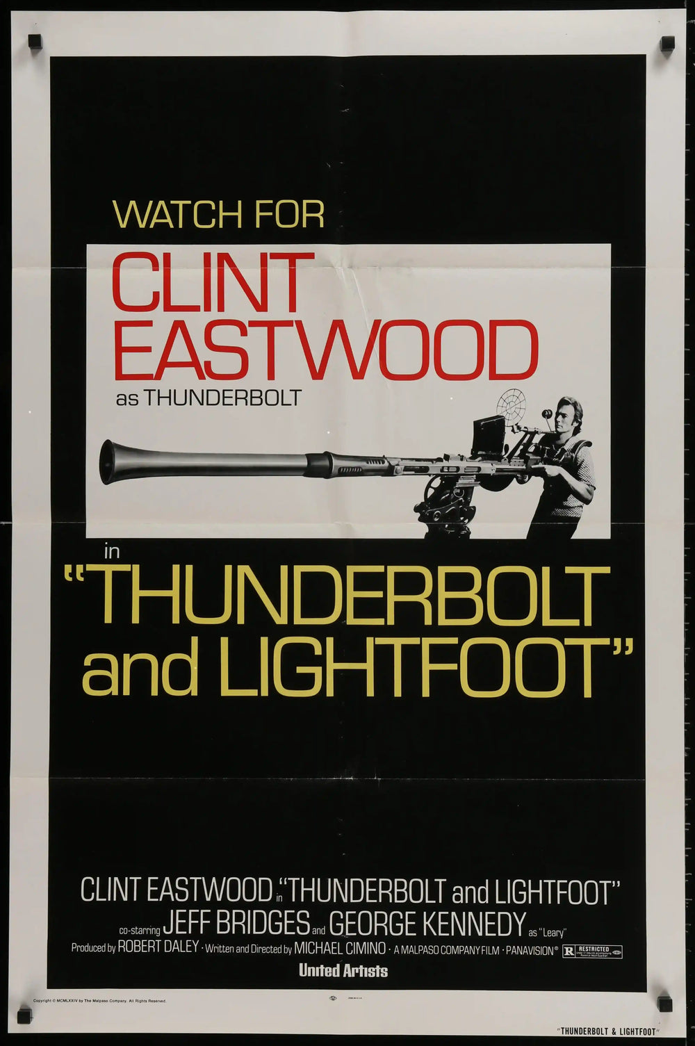 Thunderbolt and Lightfoot Original Vintage Movie Poster