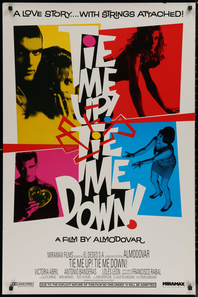 Tie Me Up! Tie Me Down! Original Vintage Movie Poster