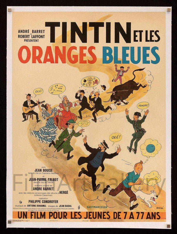 Tintin and the Blue Oranges (Tintin et les Ora | Film Art Gallery
