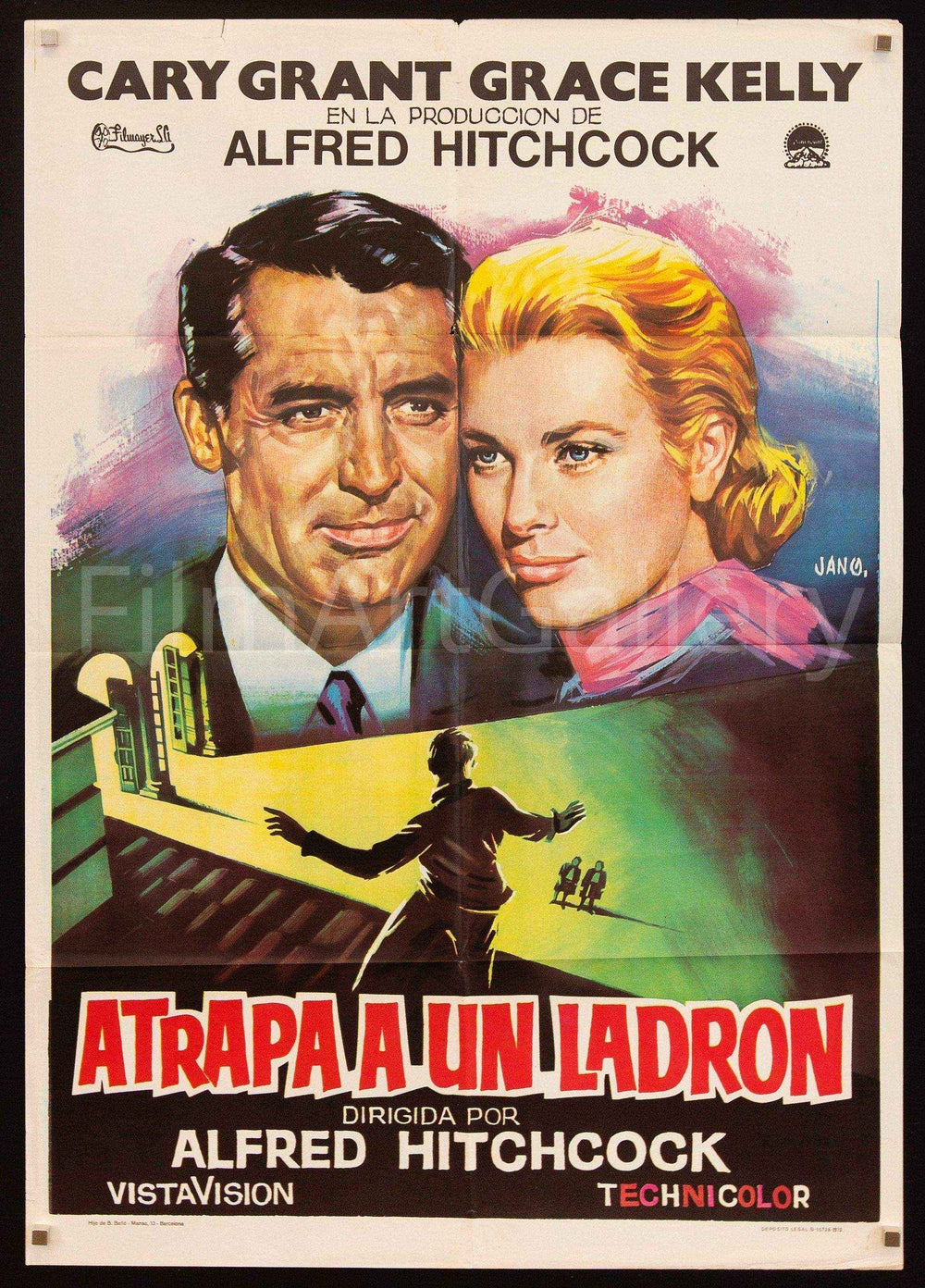 To Catch a Thief Original Vintage Movie Poster
