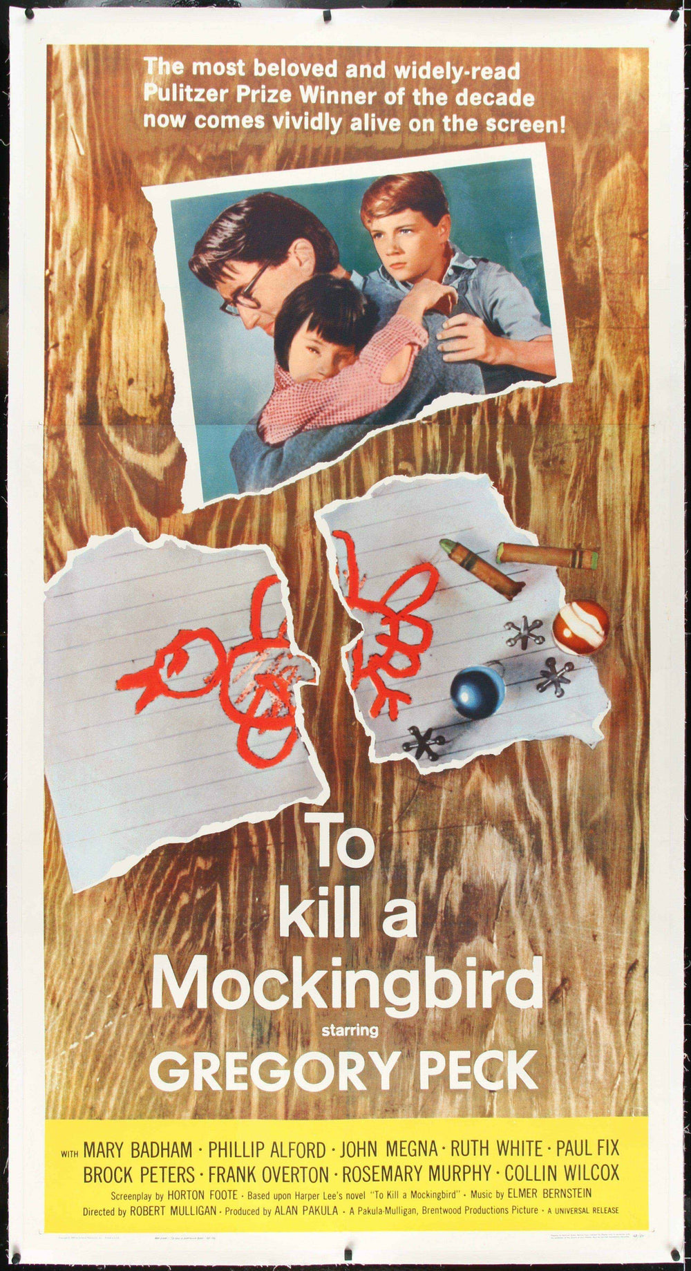 To Kill a Mockingbird Original Vintage Movie Poster