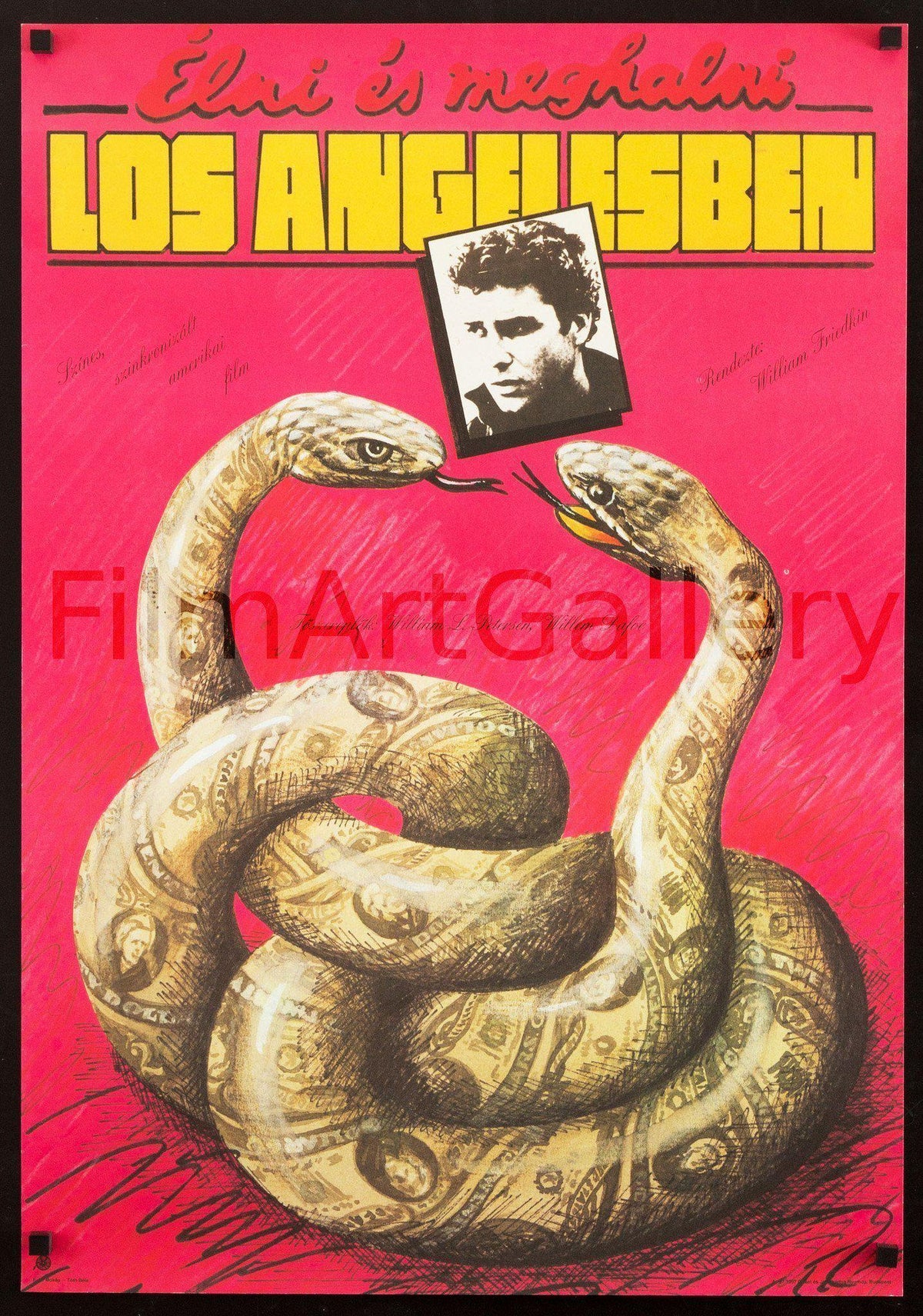 To Live and Die in L.A. Original Vintage Movie Poster