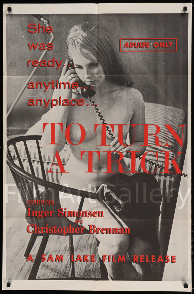 To Turn a Trick Original Vintage Movie Poster