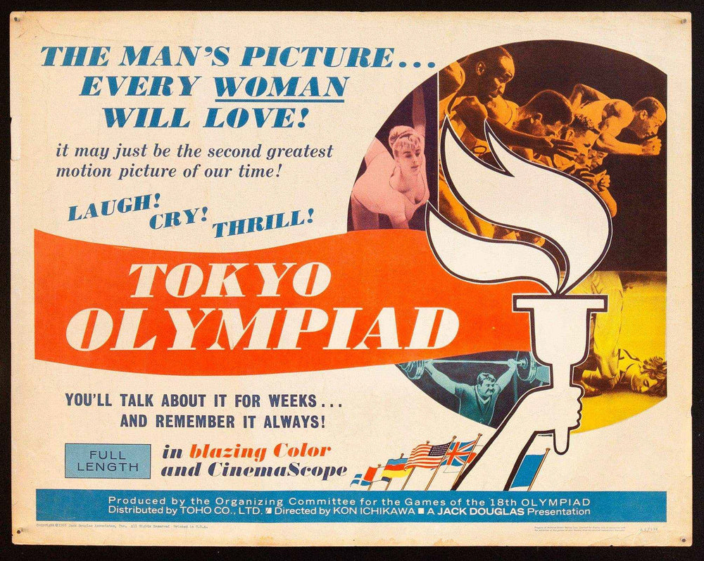 Tokyo Olympiad Original Vintage Movie Poster