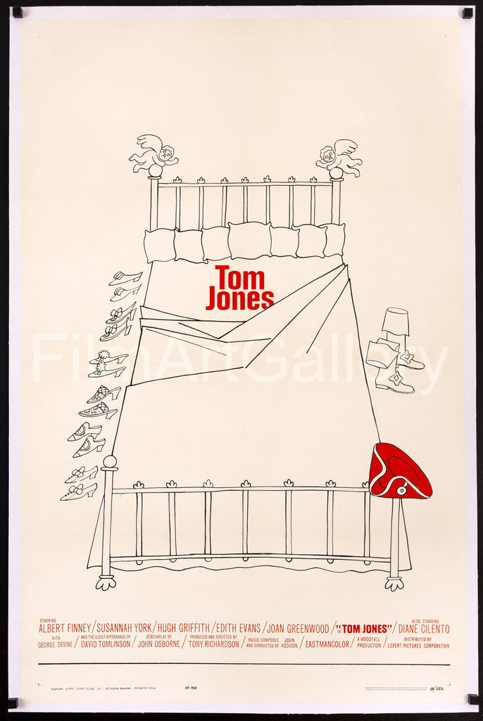 Tom Jones Original Vintage Movie Poster
