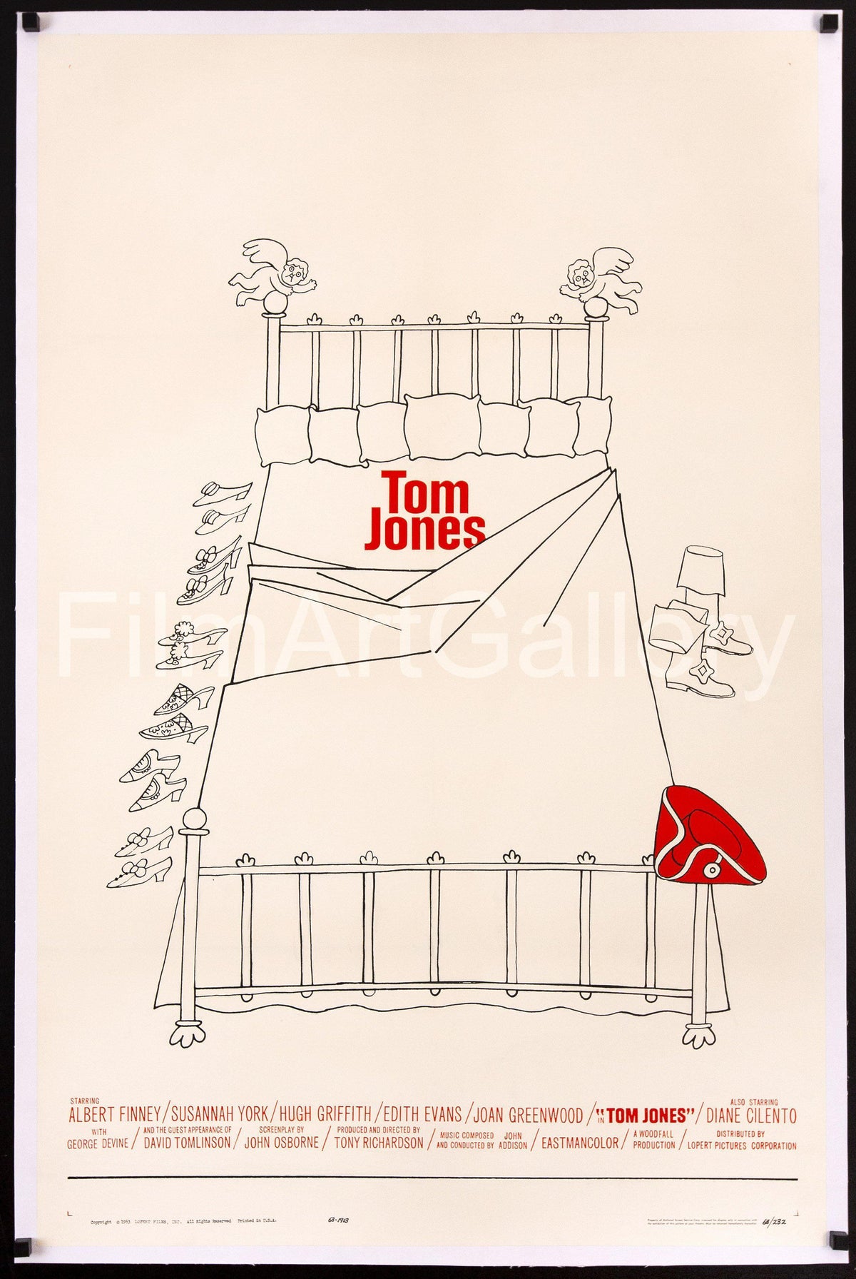 Tom Jones Original Vintage Movie Poster