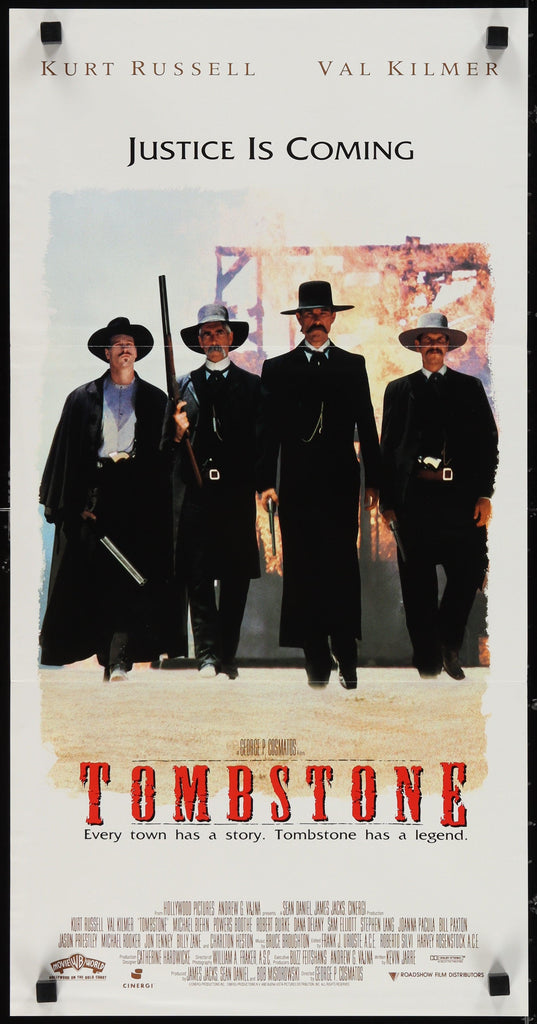 Tombstone Australian Daybill (13x30) Original Vintage Movie Poster
