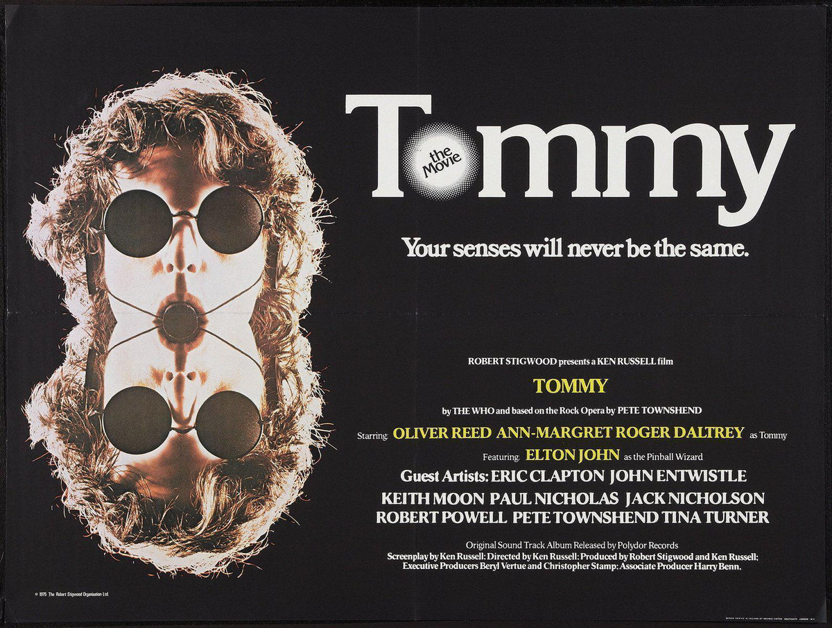 Tommy British Quad (30x40) Original Vintage Movie Poster