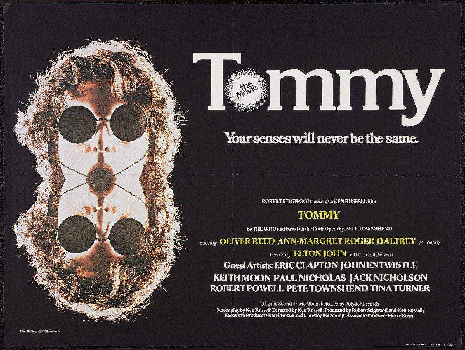 Tommy Movie Poster 1975 British Quad (30x40)
