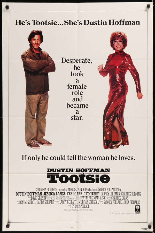 トッツィー　TOOTSIE USオリジナル映画ポスター TOOTSIE - US 1-sheet movie poster | Anonymous Artists | The