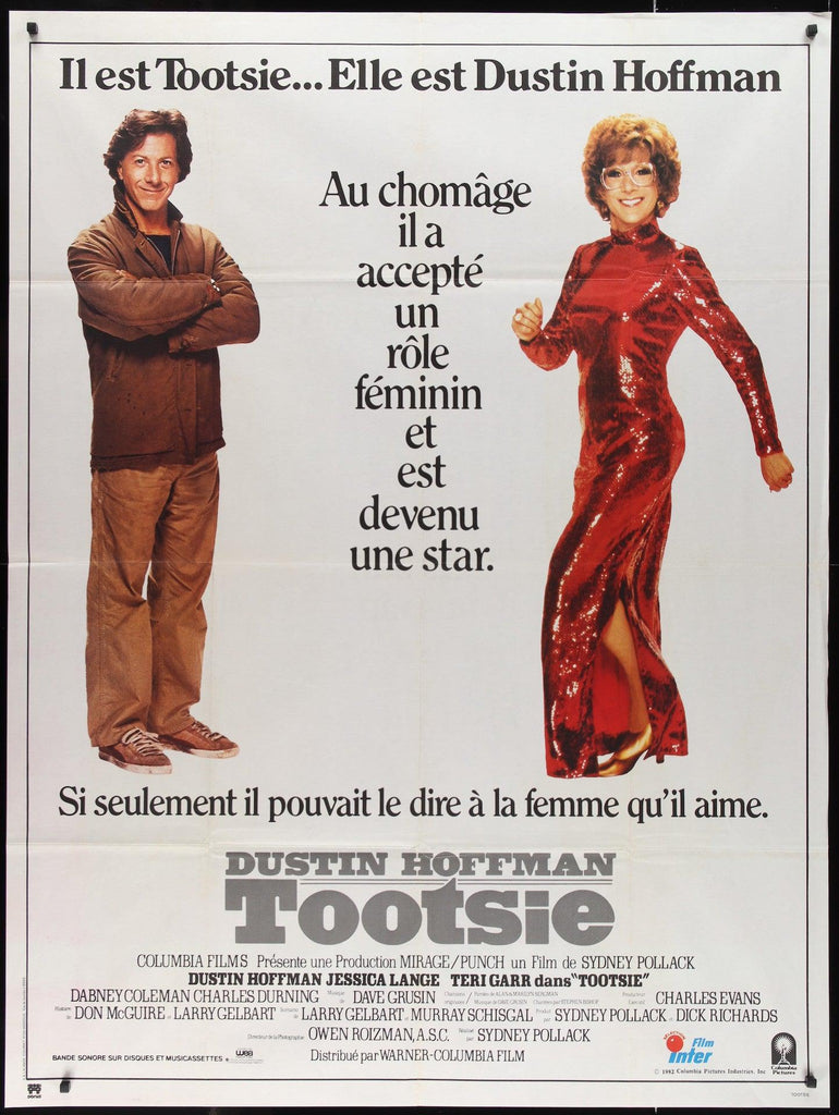 Tootsie Movie Poster 1982 French 1 Panel (47x63)