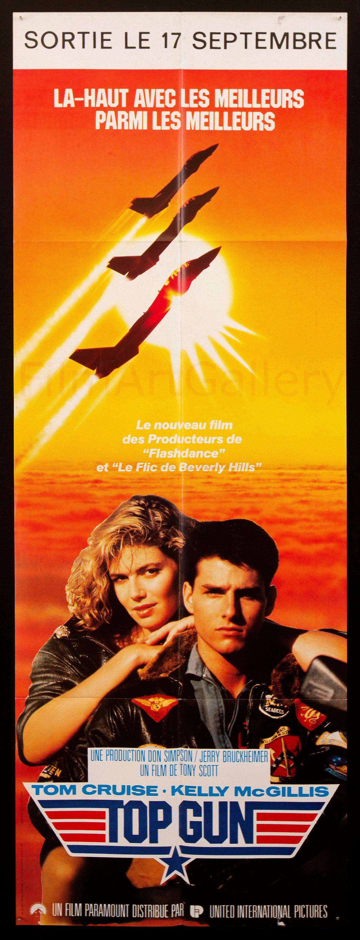 Top Gun Movie Poster 1986 Door Panel (20x60)