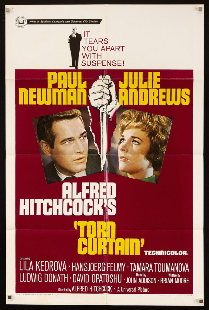 Torn Curtain Original Vintage Movie Poster