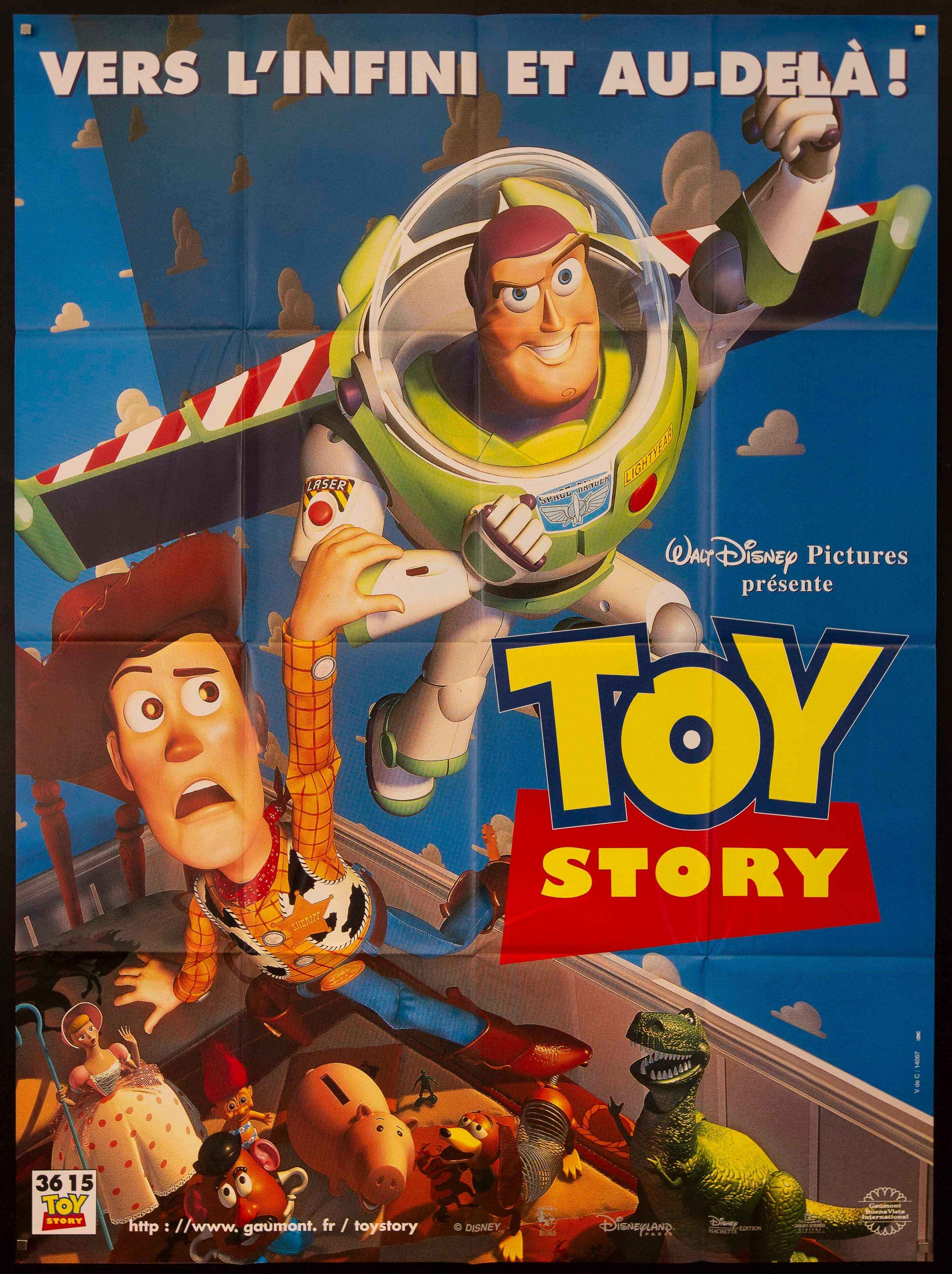 90s 当時物　TOY STORY UK版　ポスター パネル Toy-Story-Vintage-Movie-Poster