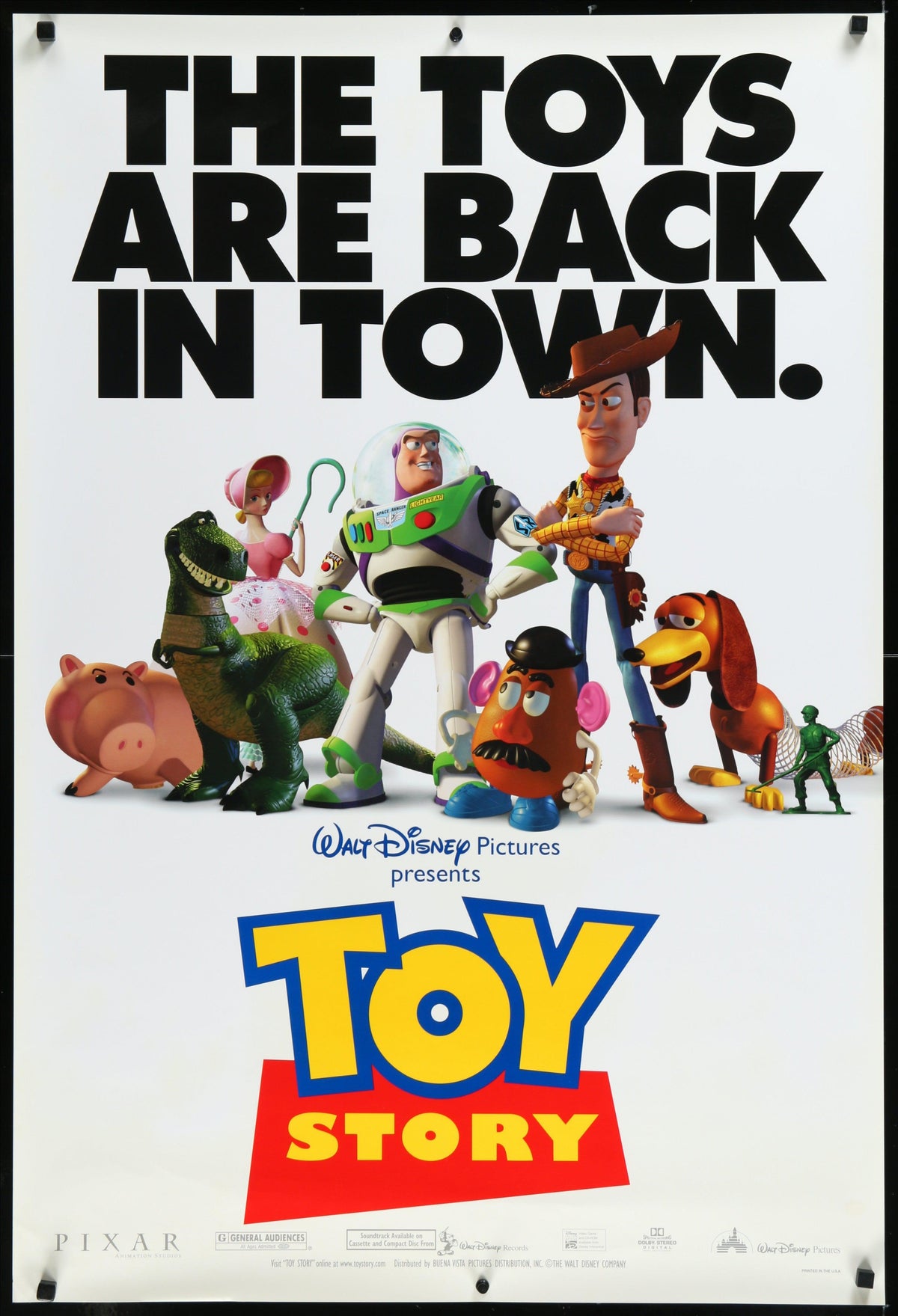 Toy Story Original Vintage Movie Poster