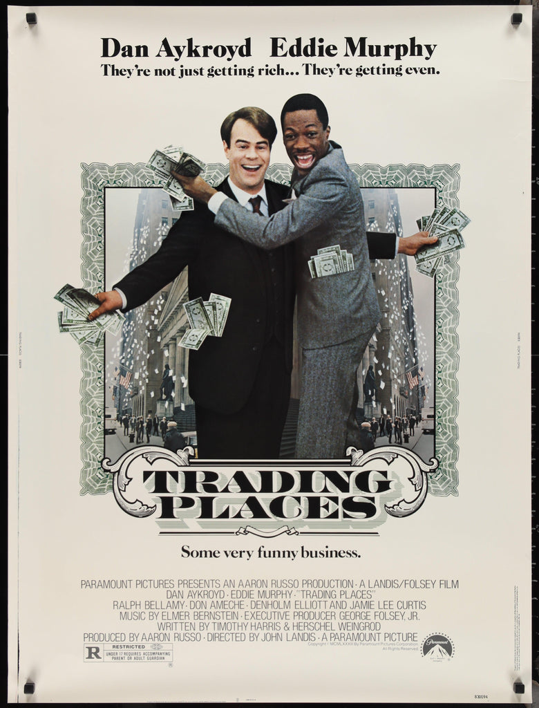 Trading Places Original Vintage Movie Poster