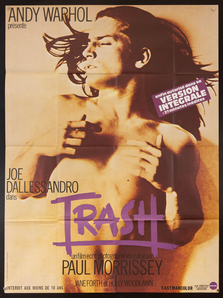 Trash French 1 Panel (47x63) Original Vintage Movie Poster