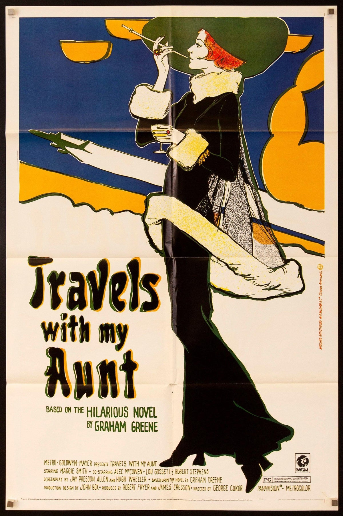 Travels with My Aunt Original Vintage Movie Poster