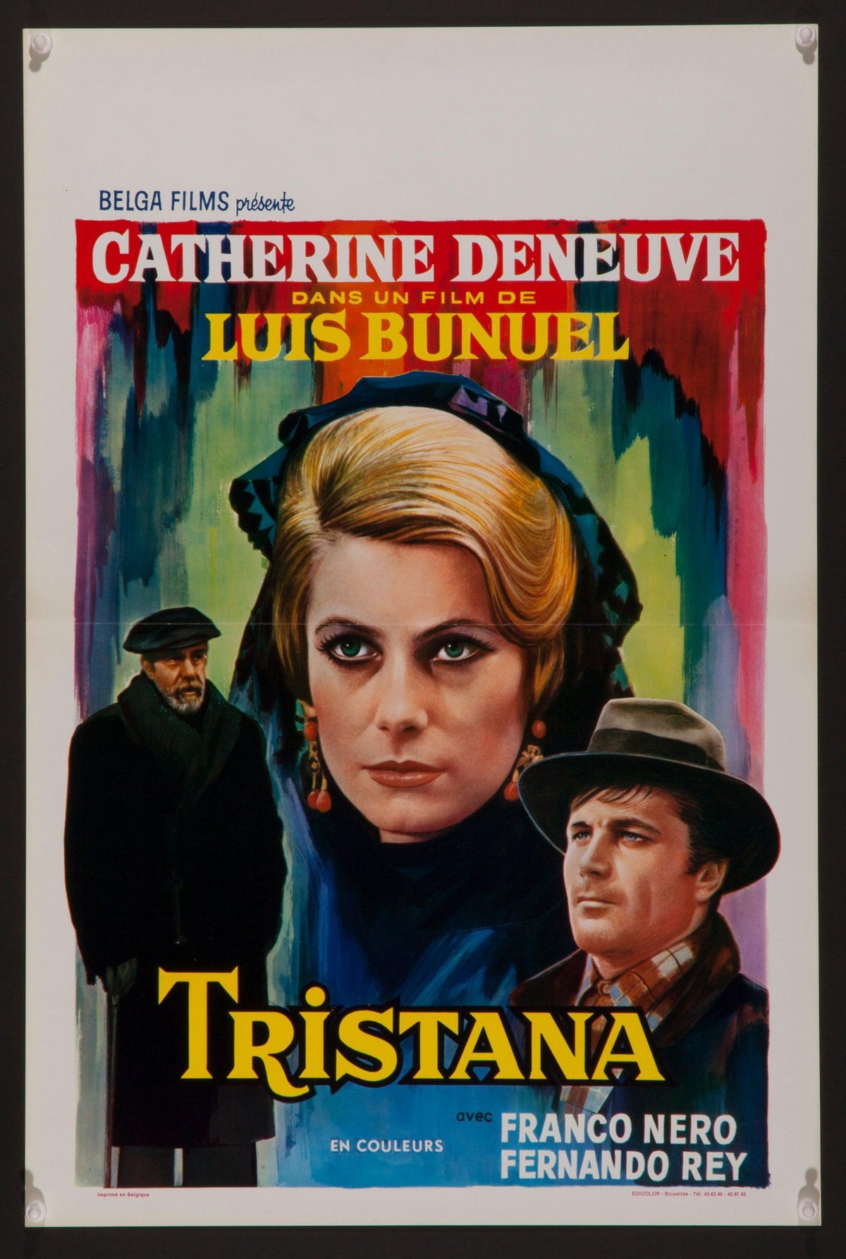 Tristana Belgian (14x22) Original Vintage Movie Poster