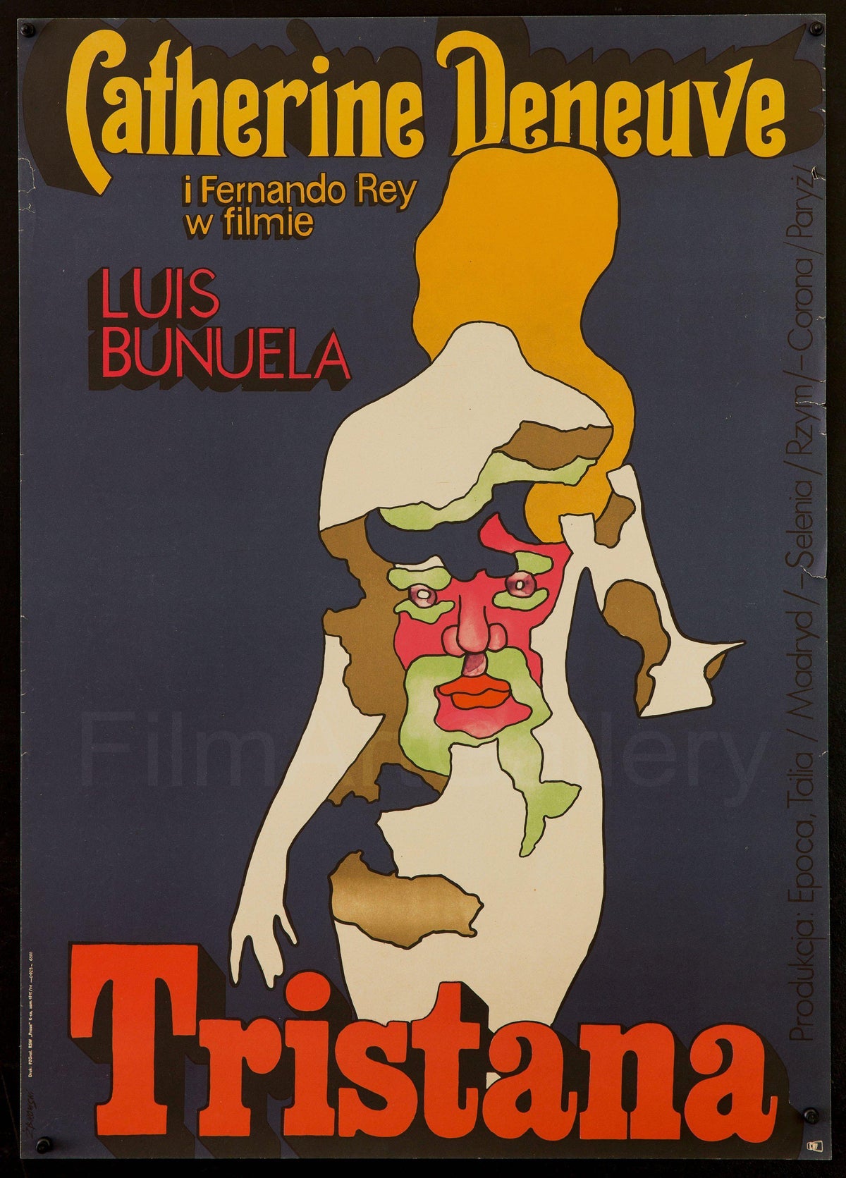Tristana Original Vintage Movie Poster