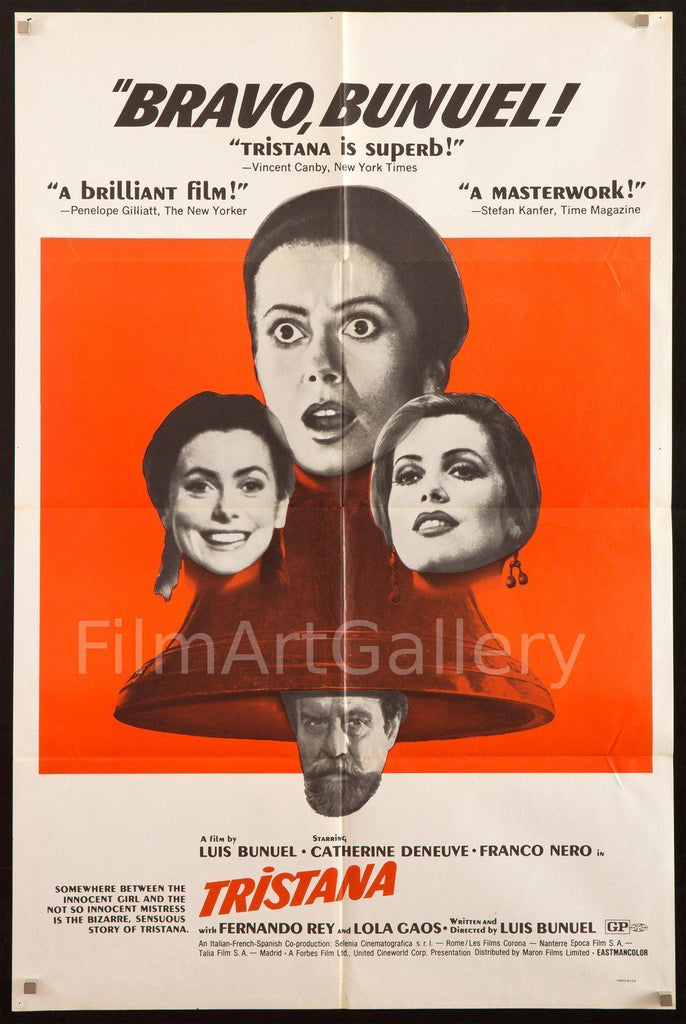 Tristana Original Vintage Movie Poster