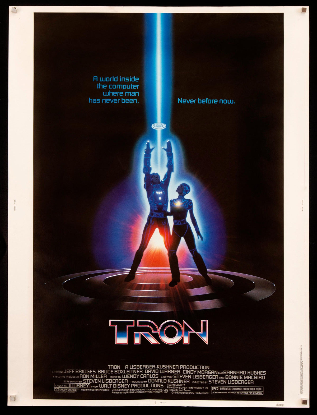 Tron Original Vintage Movie Poster