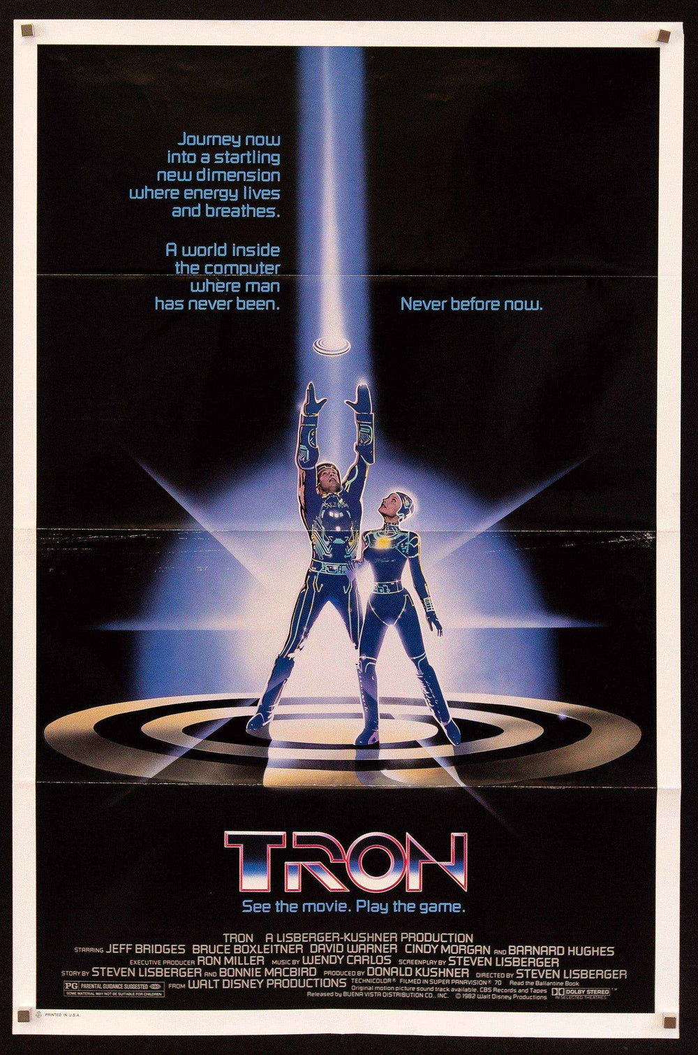 Tron Original Vintage Movie Poster