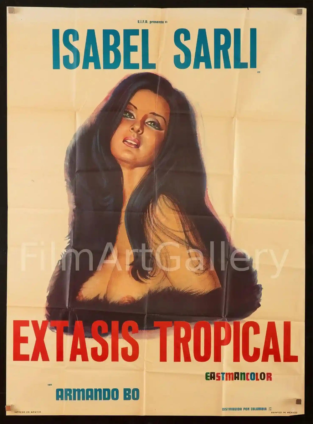 Tropical Ecstasy (Extasis Tropical) Original Vintage Movie Poster
