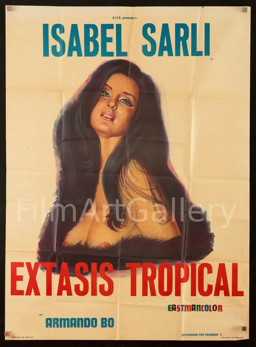 Tropical Ecstasy (Extasis Tropical) Original Vintage Movie Poster