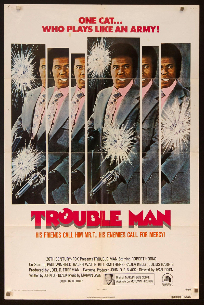 Trouble Man 1 Sheet (27x41) Original Vintage Movie Poster