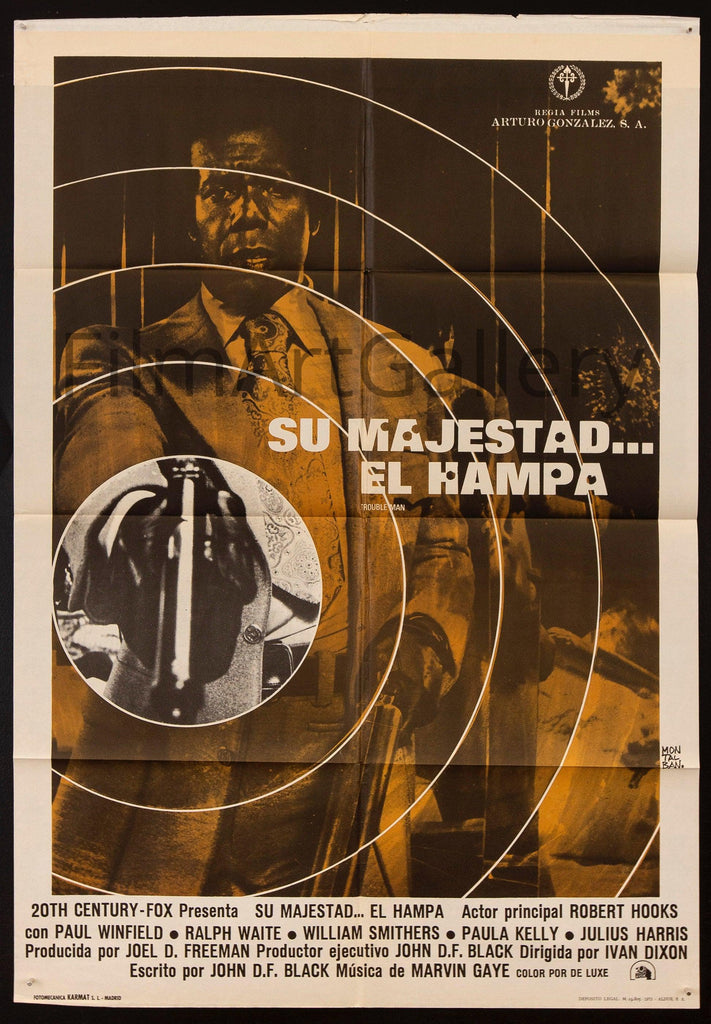 Trouble Man Original Vintage Movie Poster