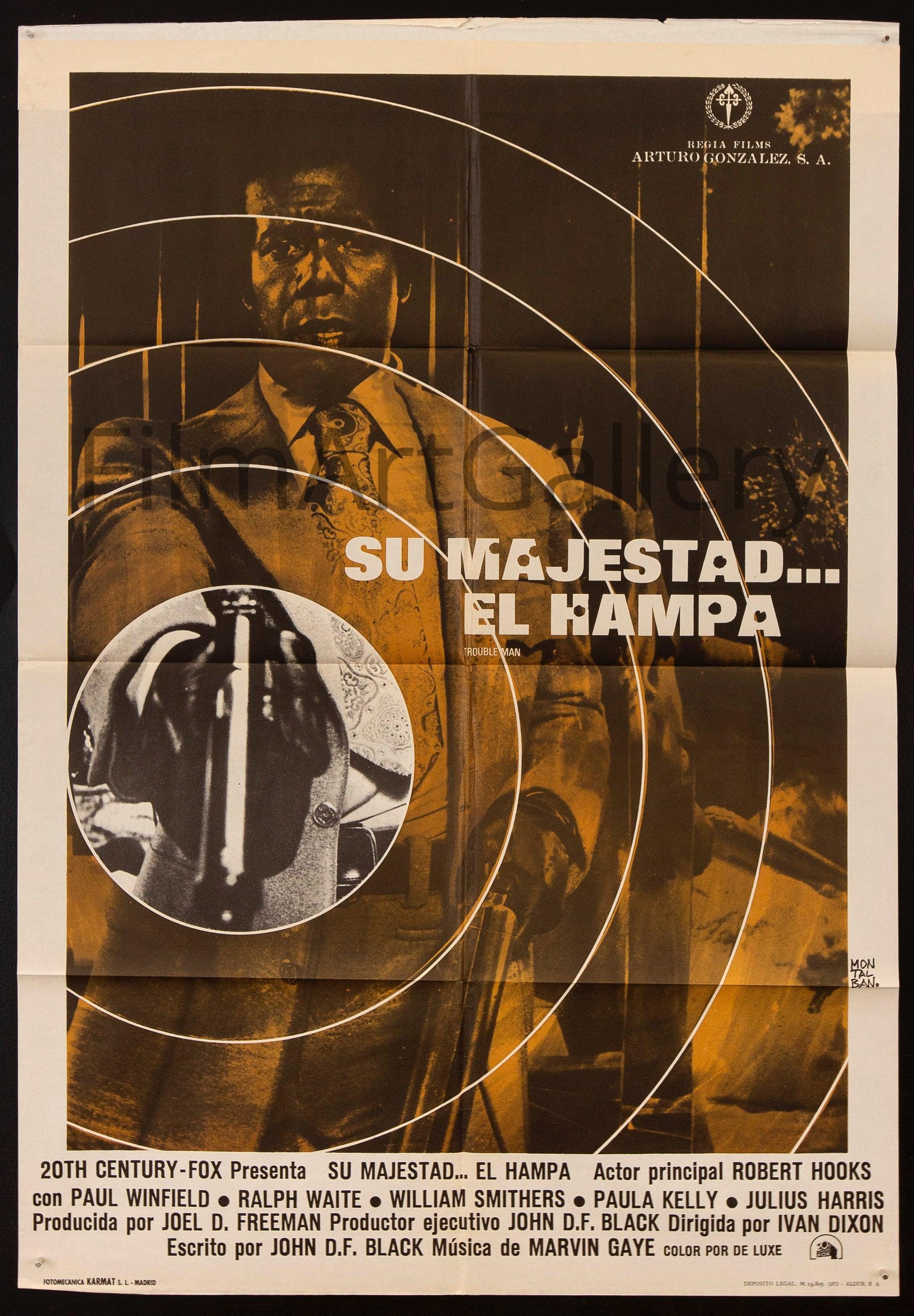 Trouble Man Original Vintage Movie Poster