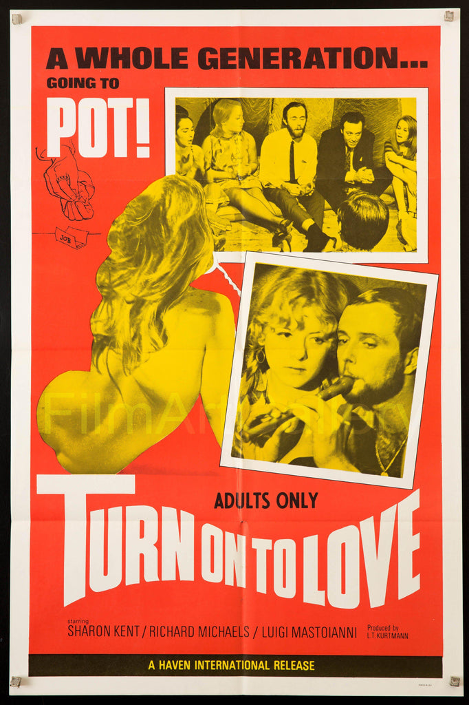 Turn On to Love Original Vintage Movie Poster