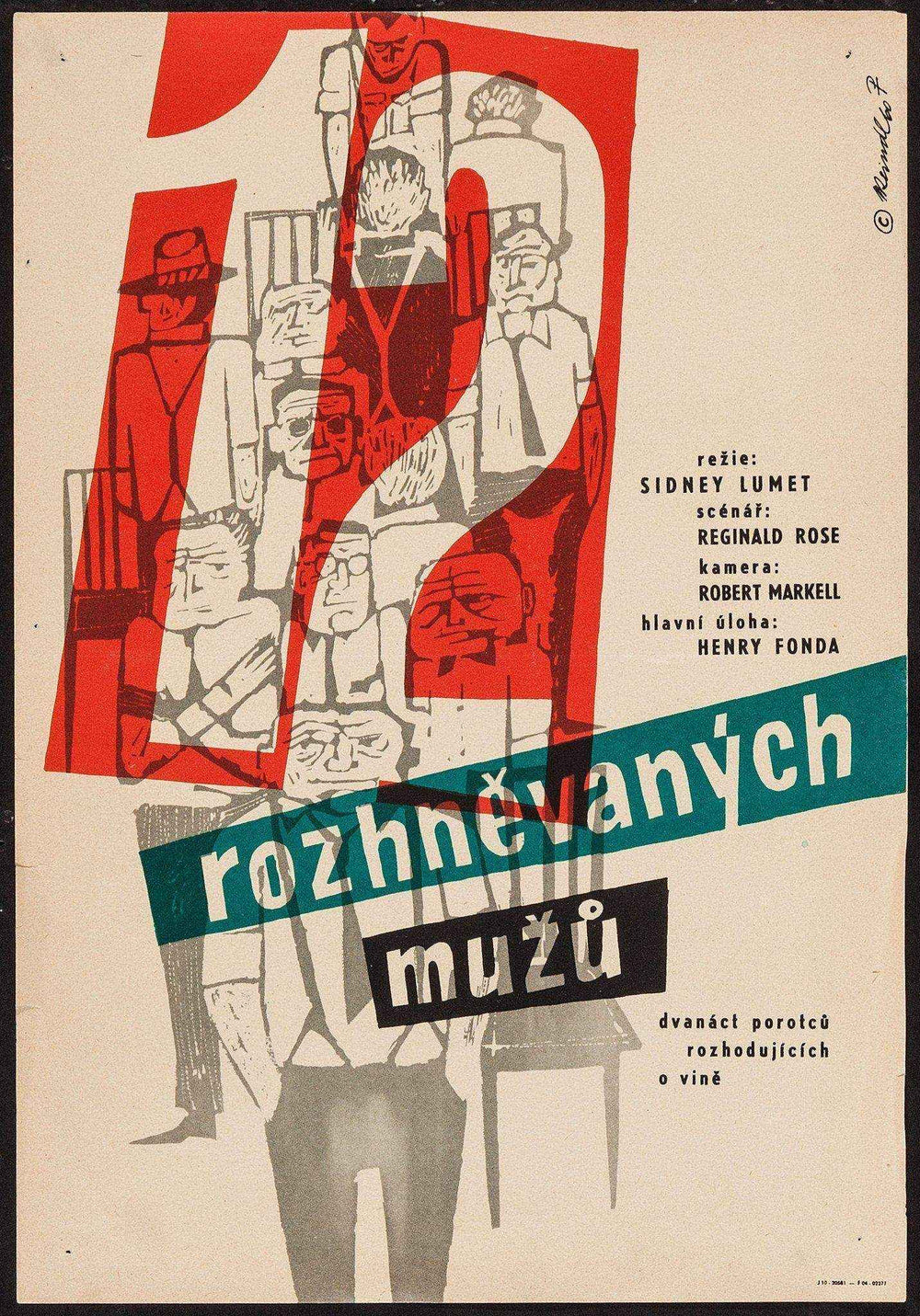 Twelve Angry Men Original Vintage Movie Poster
