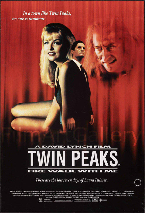 Twin Peaks Fire Walk With Me Original Vintage Movie Poster