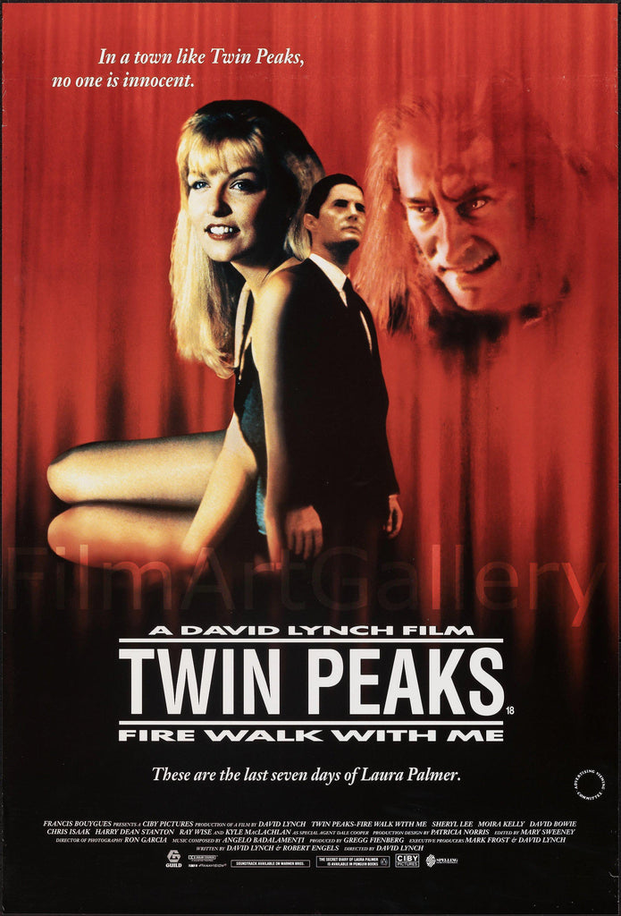 Twin Peaks Fire Walk With Me Movie Poster 1992 Sheet (27x41)