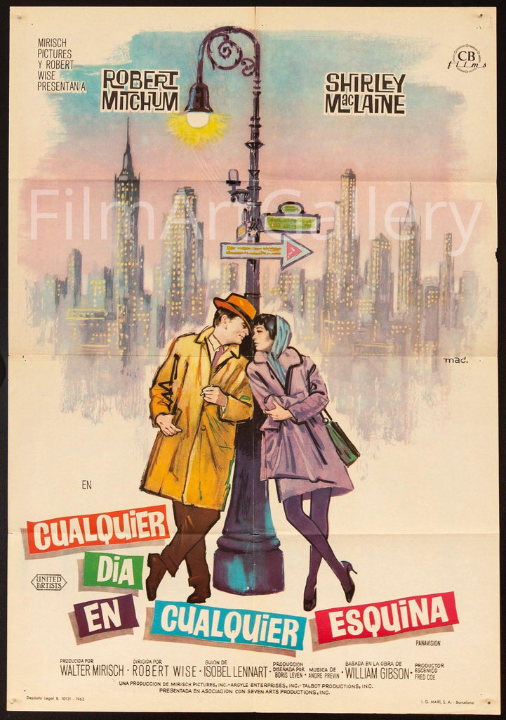 Two For the Seesaw Original Vintage Movie Poster
