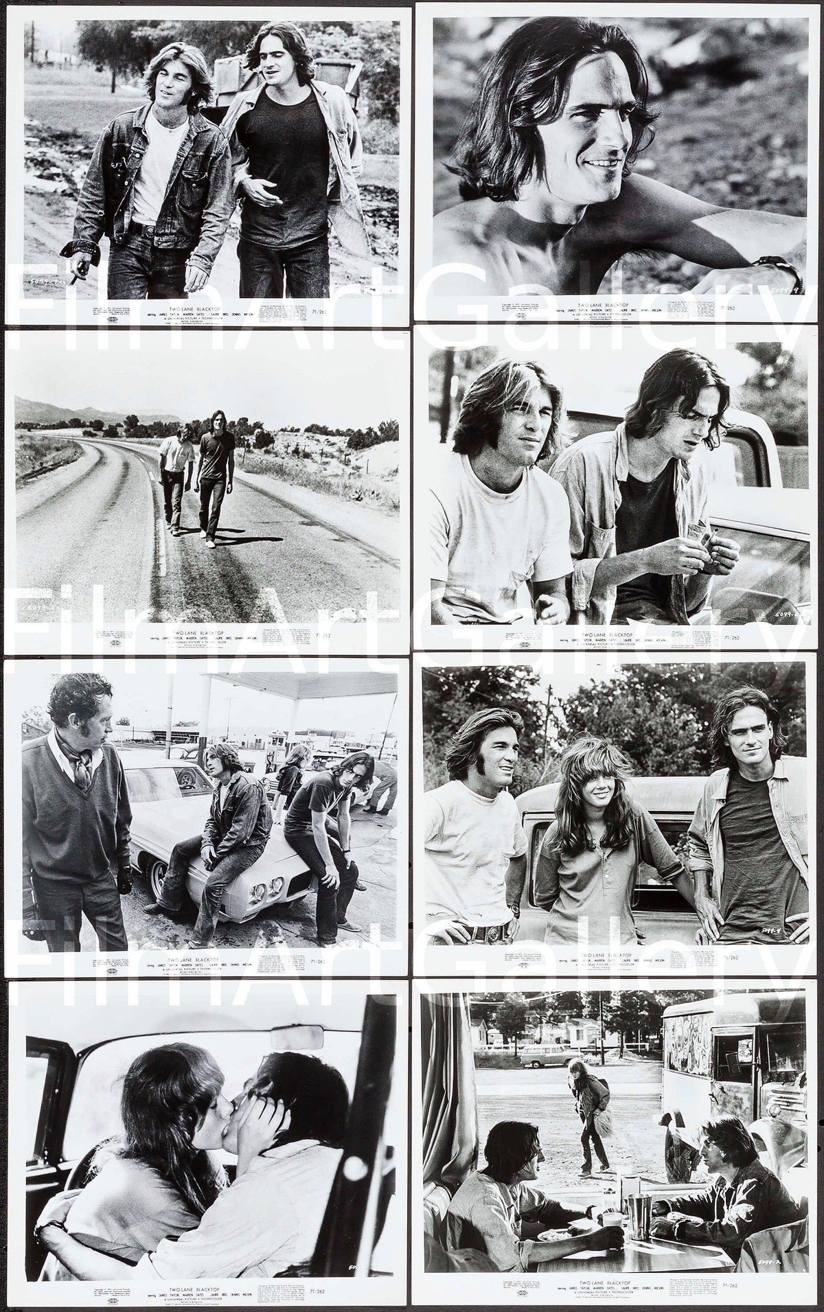 Two Lane Blacktop Original Vintage Movie Poster